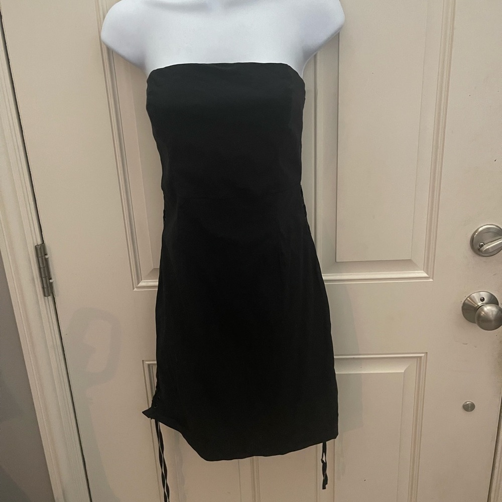 Strapless side lace corset dress Size 10 Express